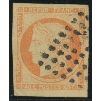 Céres YT 13 - 40 c. orange - Oblitere cote 20 euro