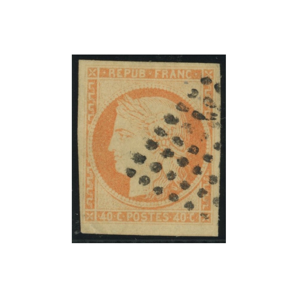 Céres YT 13 - 40 c. orange - Oblitere cote 20 euro