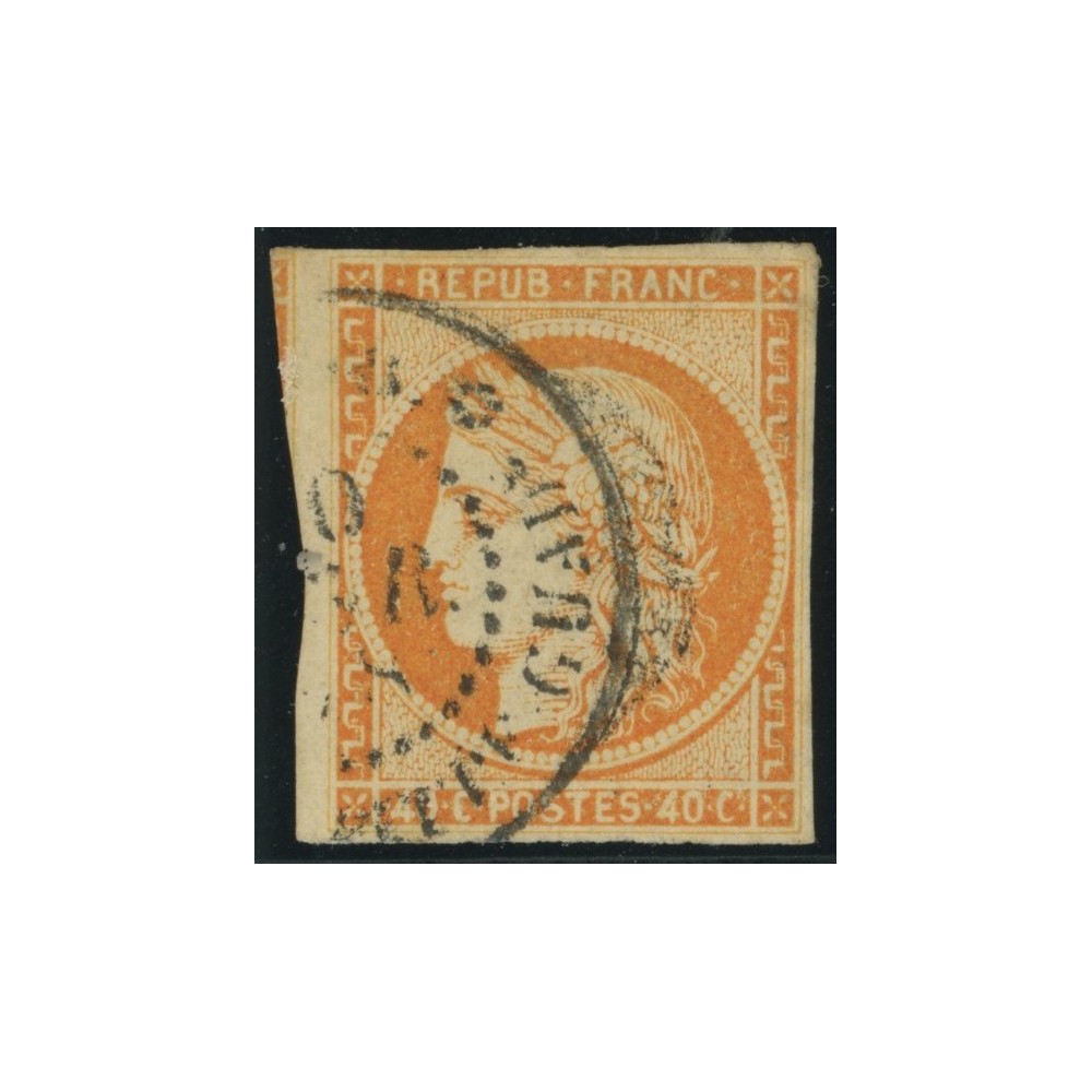 Céres YT 13 - 40 c. orange - Oblitere cote 20 euro