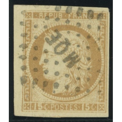 Céres YT 19 - 15 c. bistre - Oblitere cote 150 euro