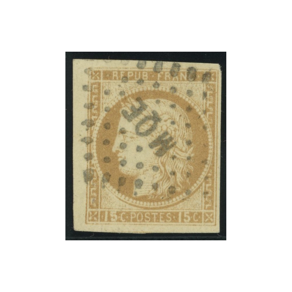 Céres YT 19 - 15 c. bistre - Oblitere cote 150 euro