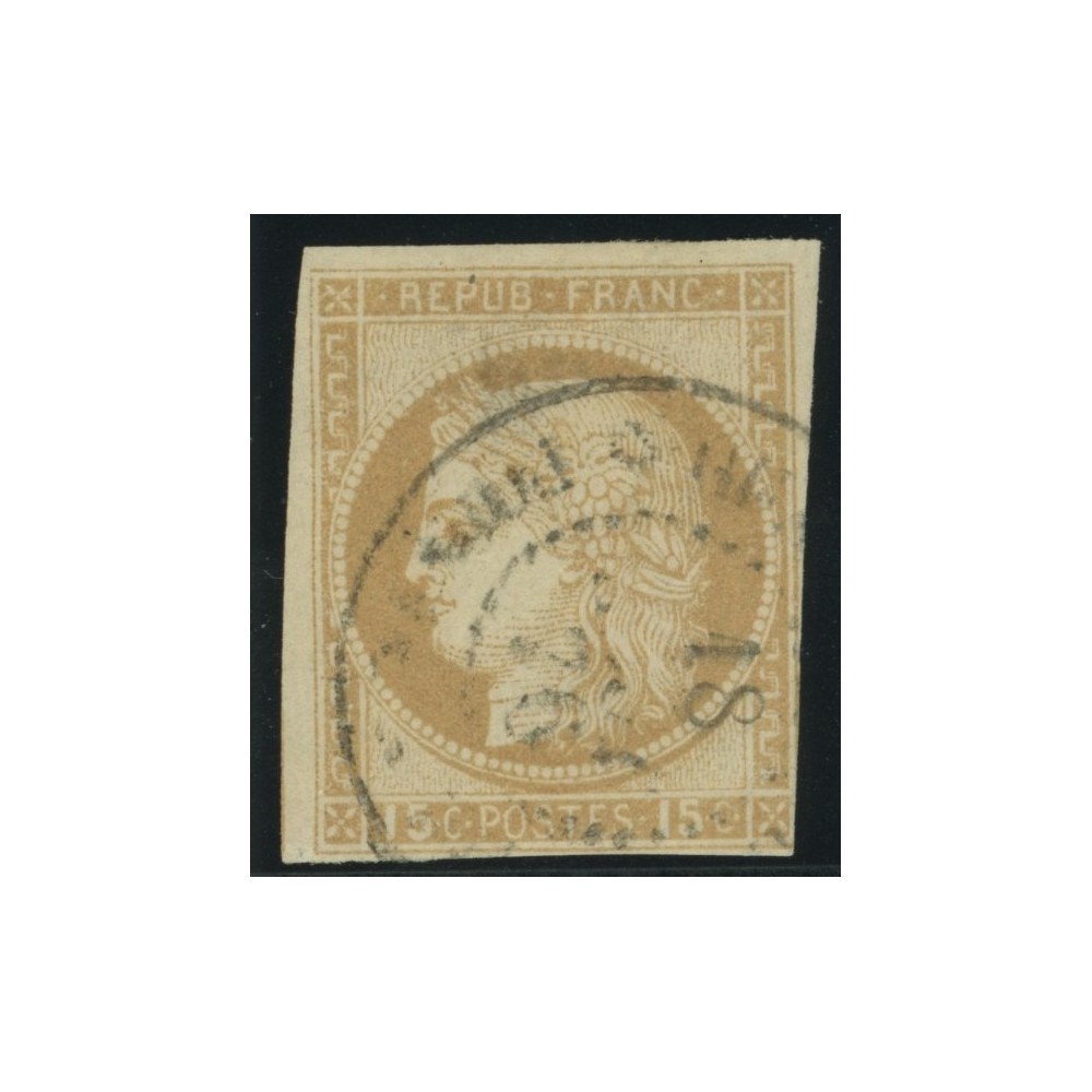 Céres YT 19 - 15 c. bistre - Oblitere cote 150 euro