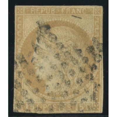 Céres YT 19 - 15 c. bistre - Oblitere cote 150 euro