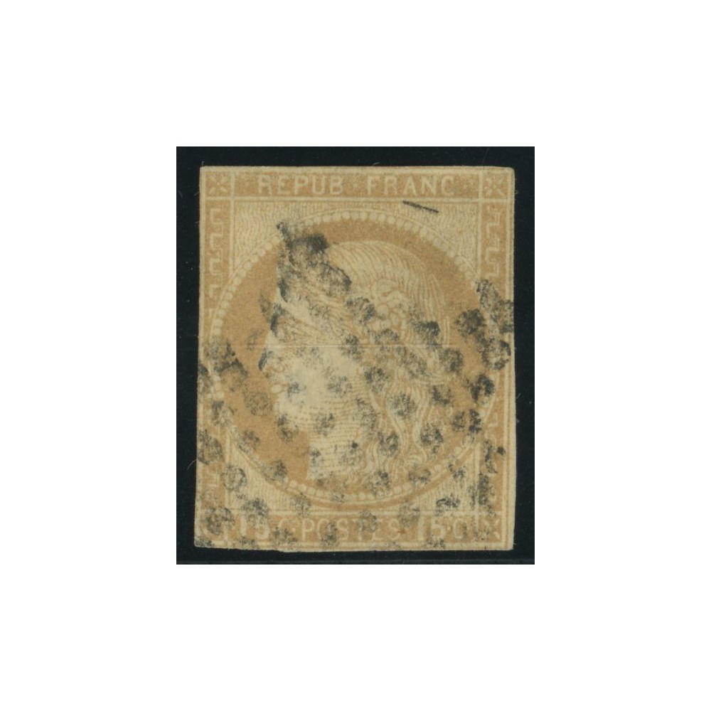 Céres YT 19 - 15 c. bistre - Oblitere cote 150 euro