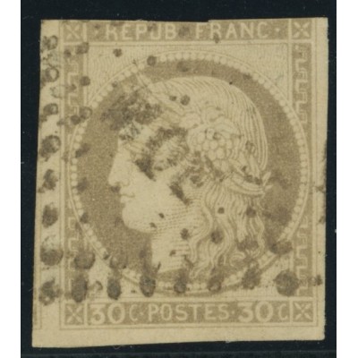 Céres YT 20 - 30 c. brun - Oblitere cote 30 euro