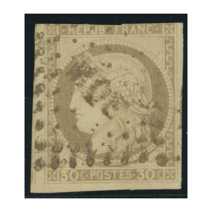 Céres YT 20 - 30 c. brun - Oblitere cote 30 euro