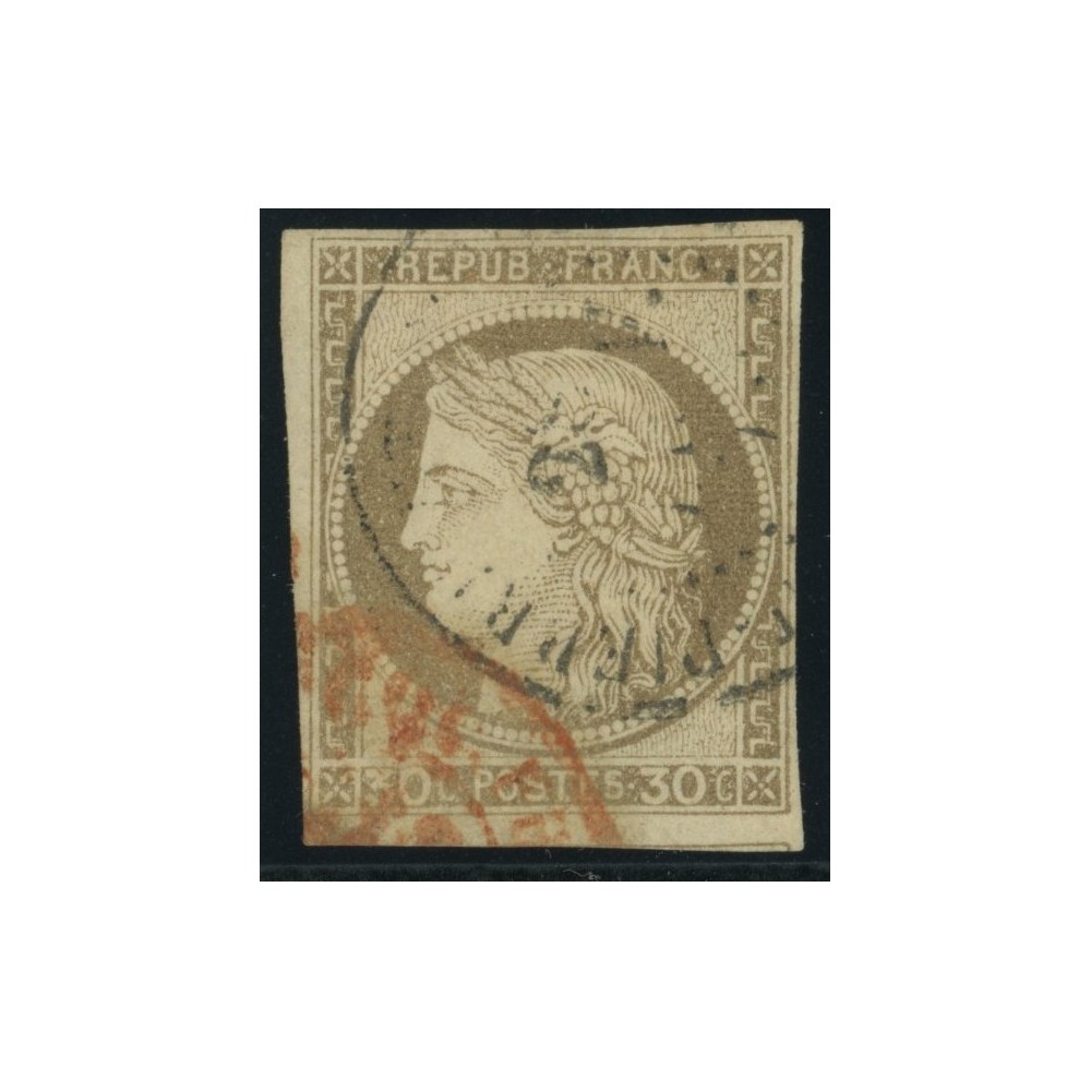 Céres YT 20 - 30 c. brun - Oblitere cote 30 euro