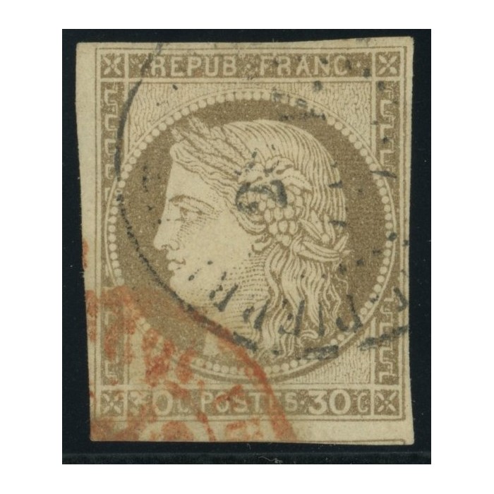 Céres YT 20 - 30 c. brun - Oblitere cote 30 euro