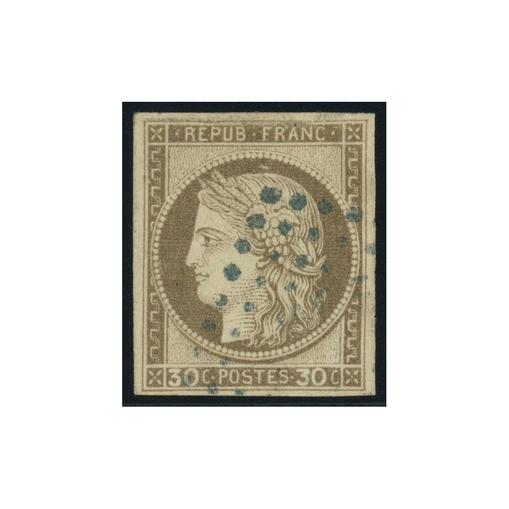 Céres YT 20 - 30 c. brun - Oblitere cote 30 euro