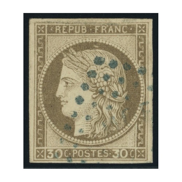 Céres YT 20 - 30 c. brun - Oblitere cote 30 euro