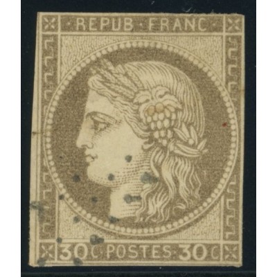 Céres YT 20 - 30 c. brun - Oblitere cote 30 euro