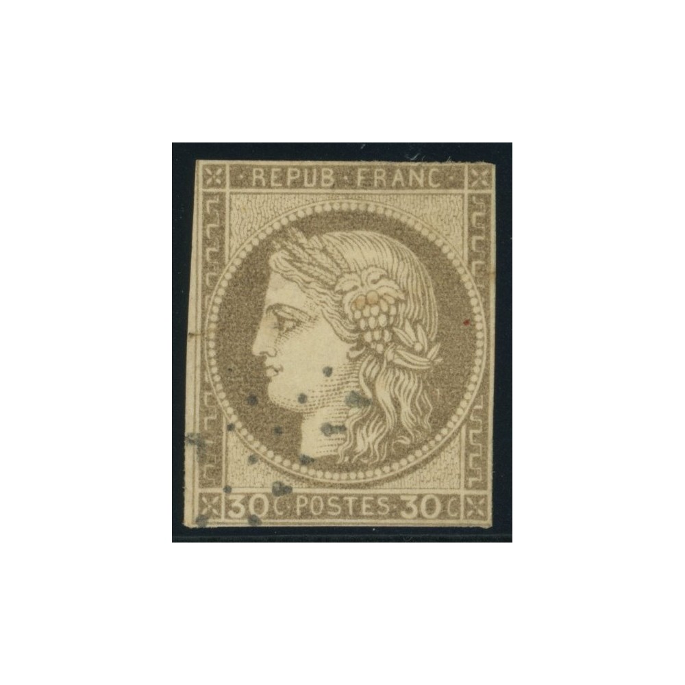 Céres YT 20 - 30 c. brun - Oblitere cote 30 euro