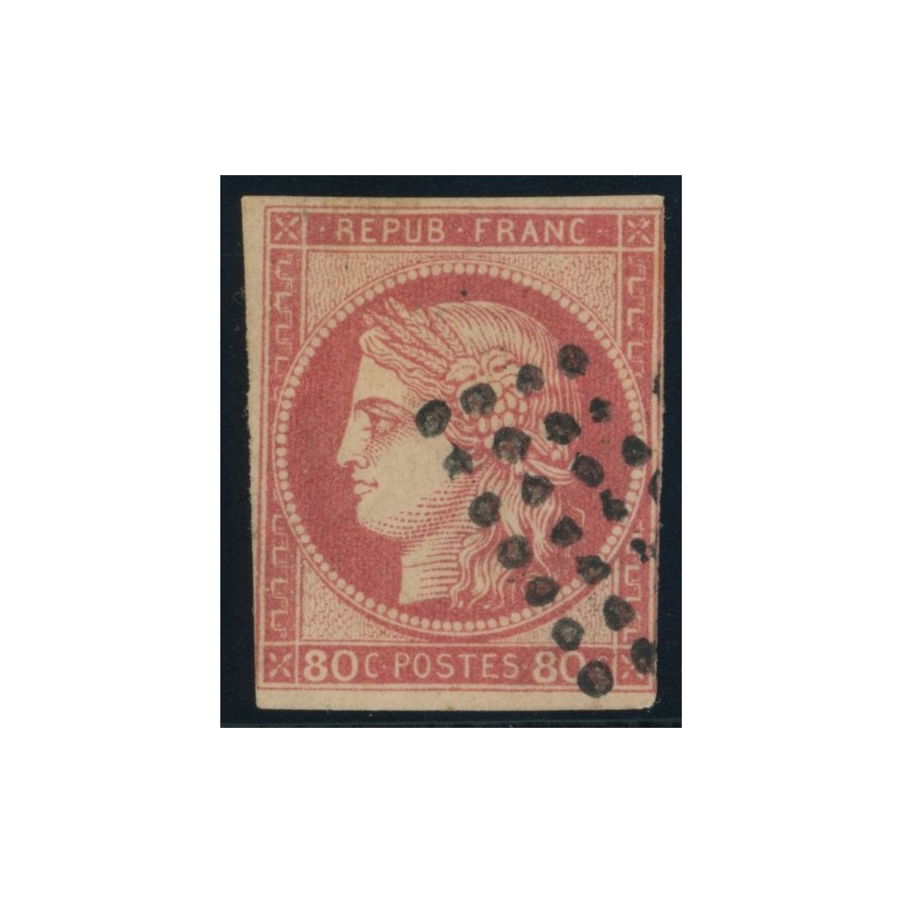 Céres YT 21 - 80 c. rose - Oblitere cote 195 euro