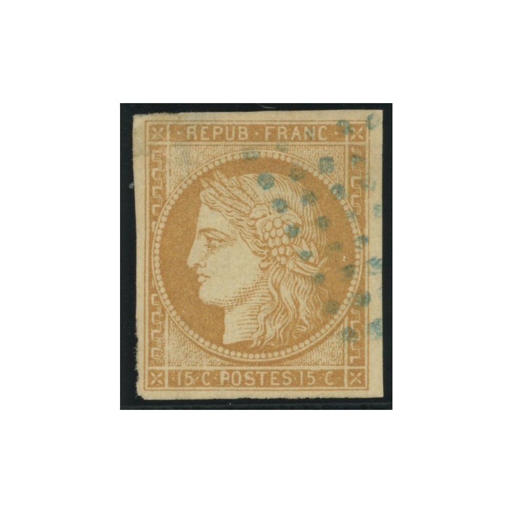 Céres YT 22 - 15 c. bistre - Oblitere cote 17 euro