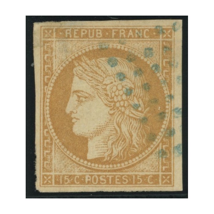 Céres YT 22 - 15 c. bistre - Oblitere cote 17 euro