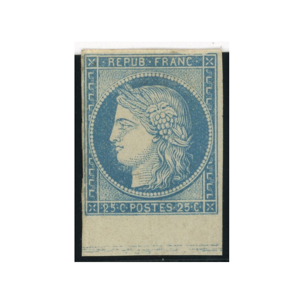 Céres YT 23 - 25 c. bleu - Neuf x cote 225 euro