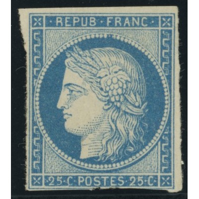 Céres YT 23 - 25 c. bleu - Neuf (x) cote 17 euro