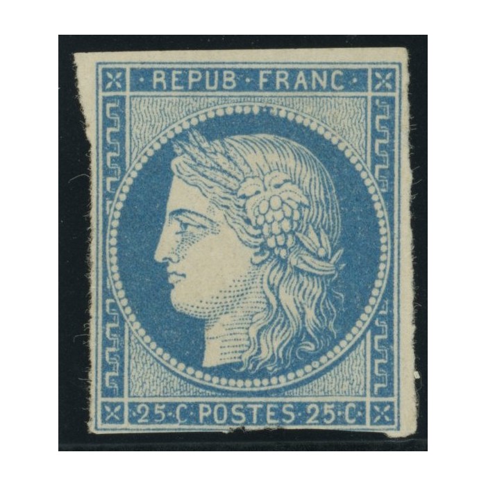 Céres YT 23 - 25 c. bleu - Neuf (x) cote 17 euro