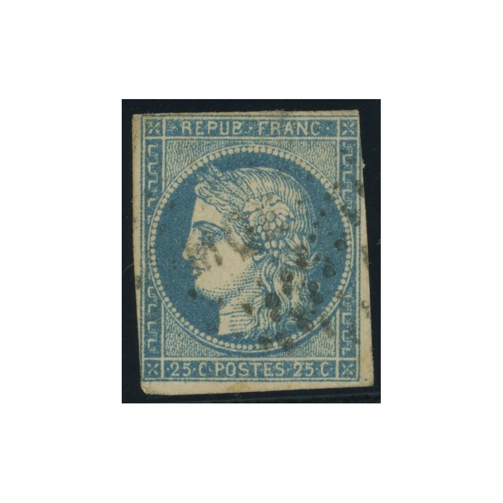 Céres YT 23 - 25 c. bleu - Oblitere cote 17 euro