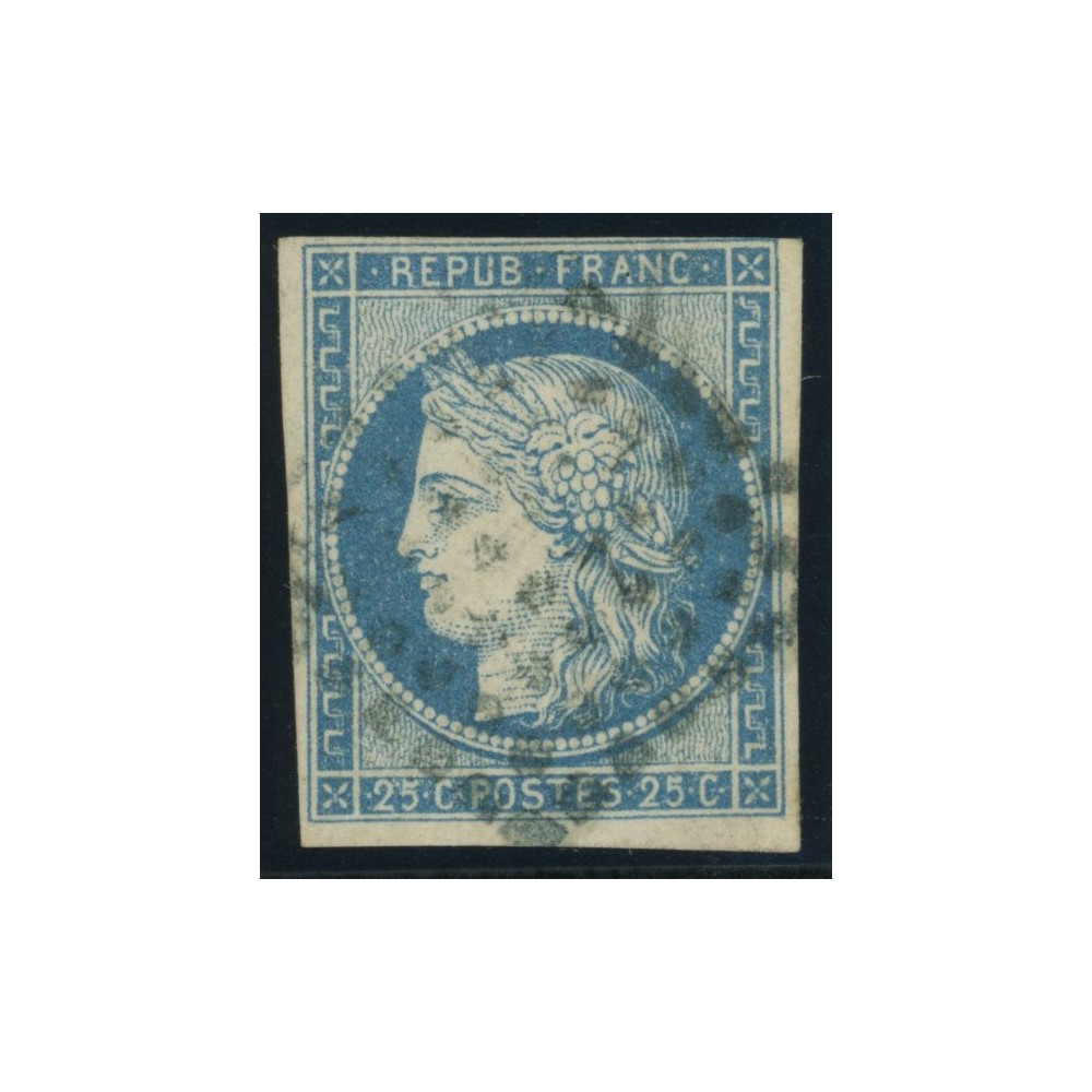 Céres YT 23 - 25 c. bleu - Oblitere cote 17 euro