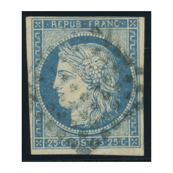 Céres YT 23 - 25 c. bleu - Oblitere cote 17 euro