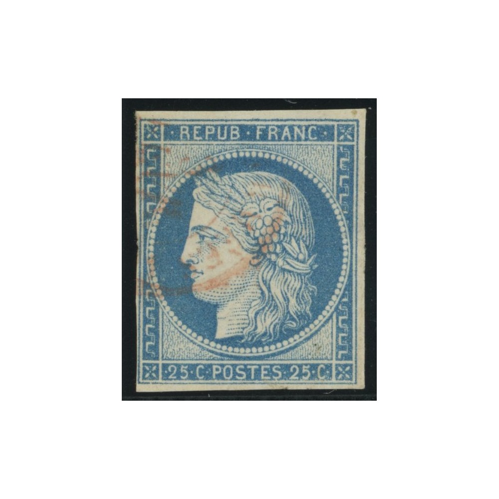 Céres YT 23 - 25 c. bleu - Oblitere cote 17 euro