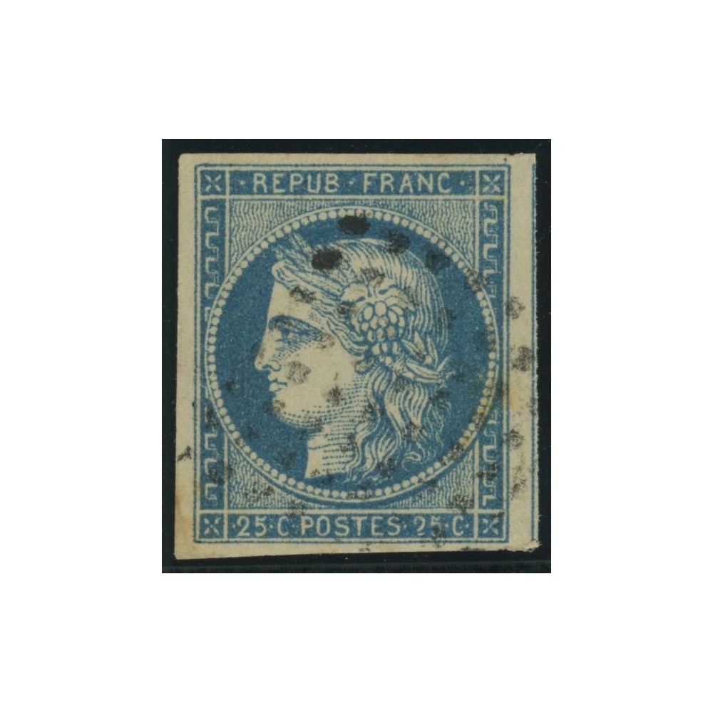 Céres YT 23 - 25 c. bleu - Oblitere cote 17 euro