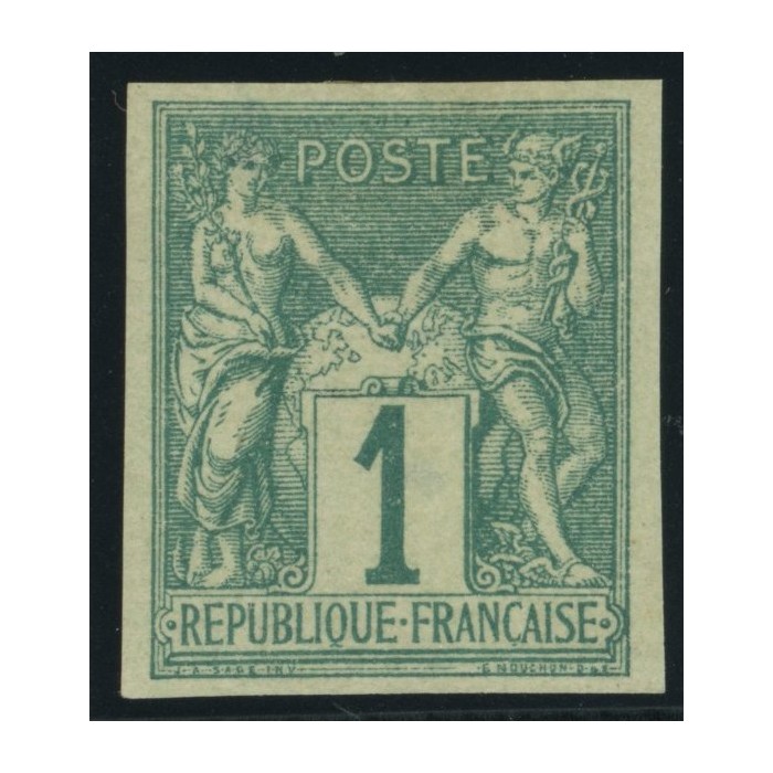 Sage Type I YT 24 - 1 c. vert - Neuf x cote 35 euro