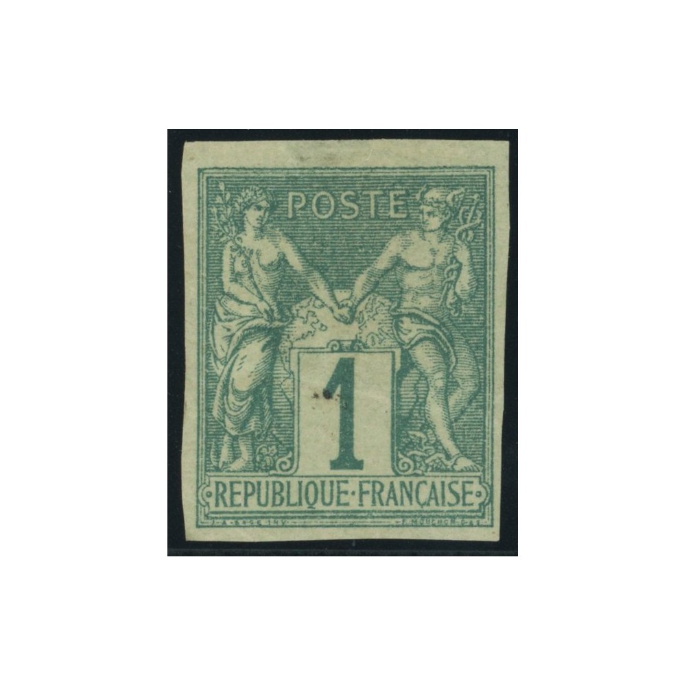 Sage Type I YT 24 - 1 c. vert - Neuf x cote 35 euro