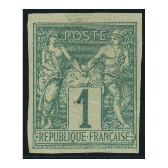 Sage Type I YT 24 - 1 c. vert - Neuf x cote 35 euro