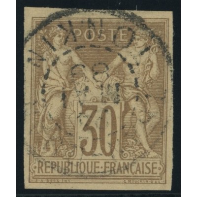 Sage Type I YT 26 - 30 c. brun - Oblitere cote 70 euro