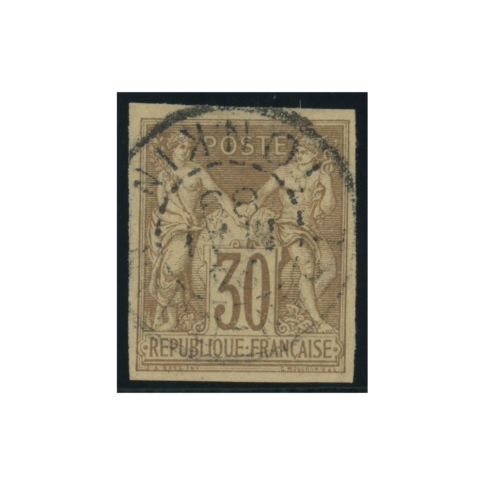 Sage Type I YT 26 - 30 c. brun - Oblitere cote 70 euro