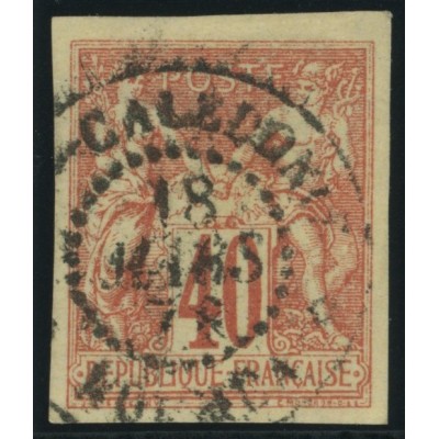 Sage Type I YT 27 - 40 c. rouge-orange - Oblitere cote 30 euro