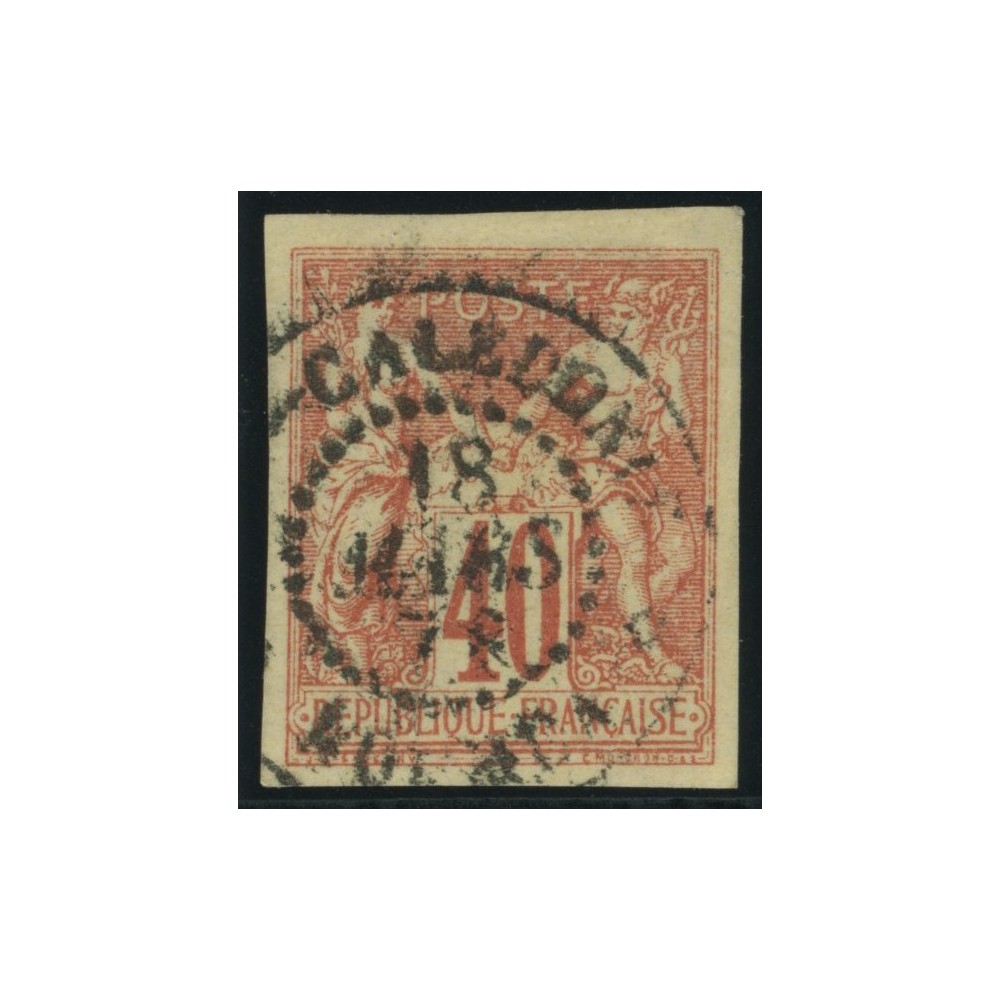 Sage Type I YT 27 - 40 c. rouge-orange - Oblitere cote 30 euro