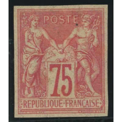 Sage Type I YT 28 - 75 c. rose - Neuf x cote 105 euro