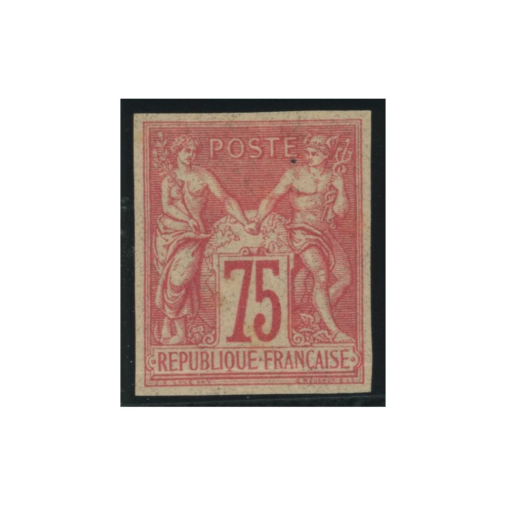 Sage Type I YT 28 - 75 c. rose - Neuf x cote 105 euro