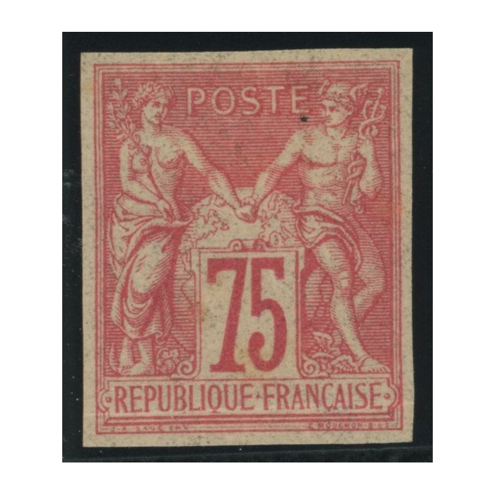 Sage Type I YT 28 - 75 c. rose - Neuf x cote 105 euro