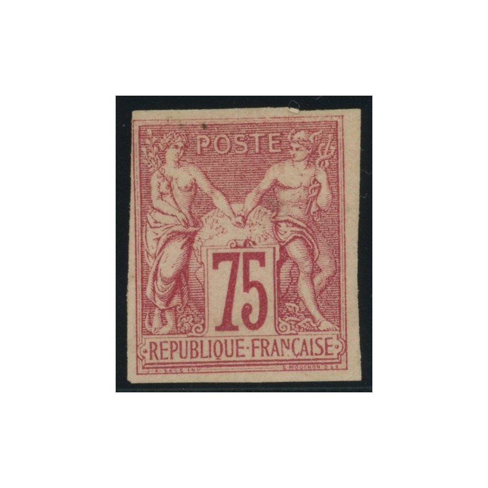 Sage Type I YT 28 - 75 c. rose - Neuf x cote 105 euro