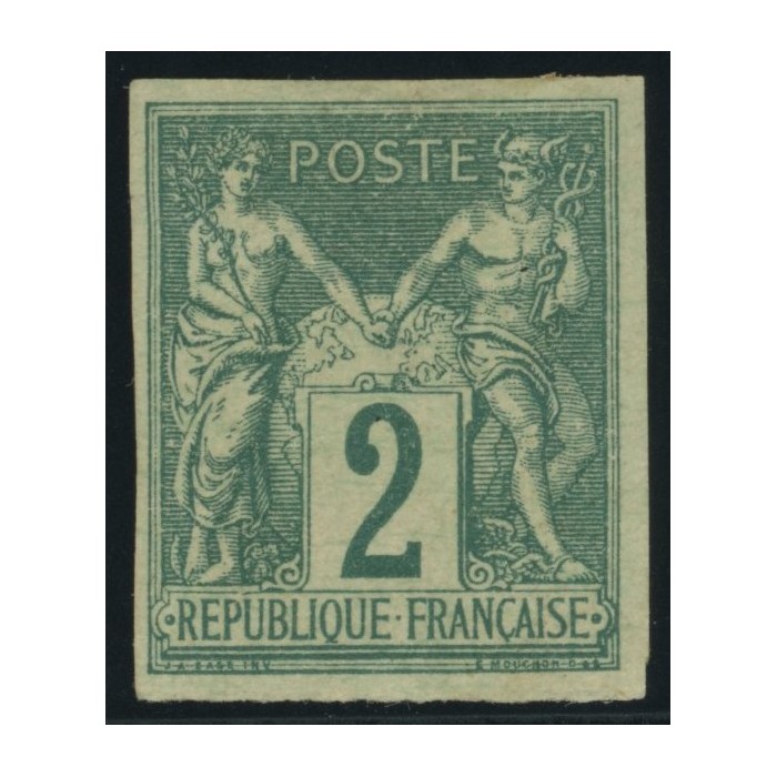 Sage Type II YT 30 - 2 c. vert - Neuf x cote 24 euro