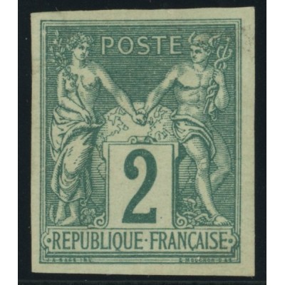 Sage Type II YT 30 - 2 c. vert - Neuf x cote 24 euro