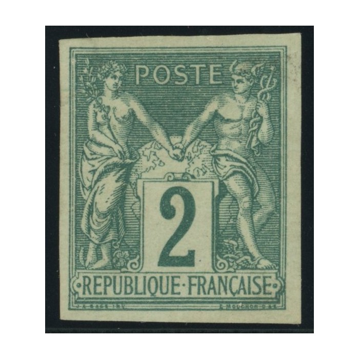 Sage Type II YT 30 - 2 c. vert - Neuf x cote 24 euro