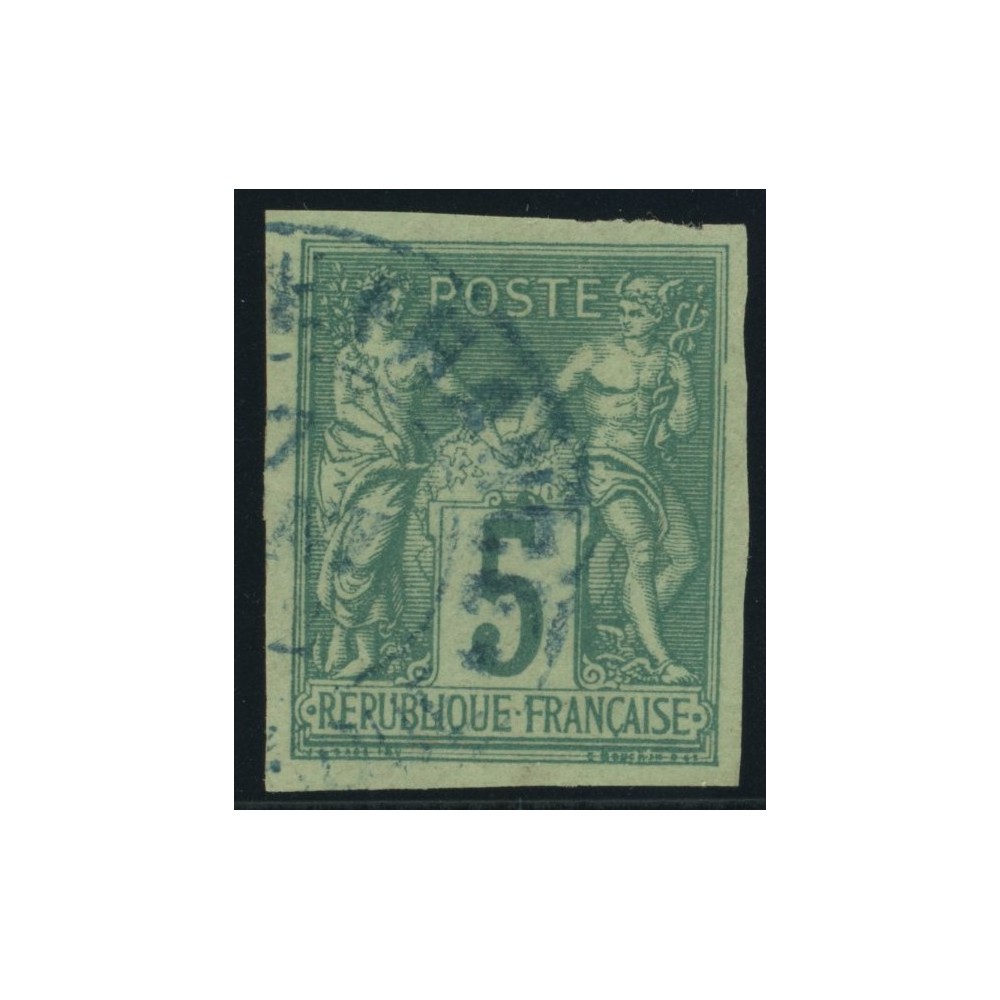 Sage Type II YT 31 - 5 c. vert - Oblitere cote 8 euro