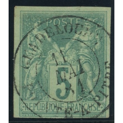 Sage Type II YT 31 - 5 c. vert - Oblitere cote 8 euro