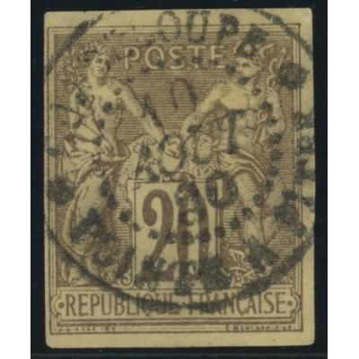 Sage Type II YT 34 - 20 c. brun-lilas - Oblitere cote 12 euro