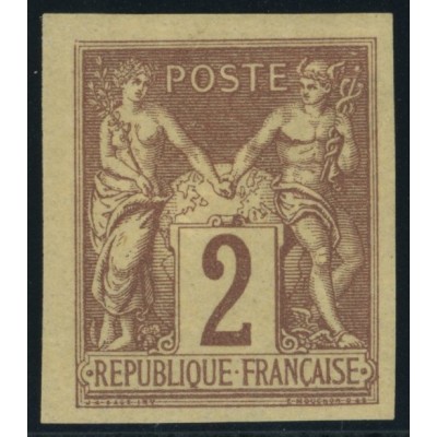 Sage Type II YT 38 - 2 c. lilas-brun - Neuf x cote 30 euro