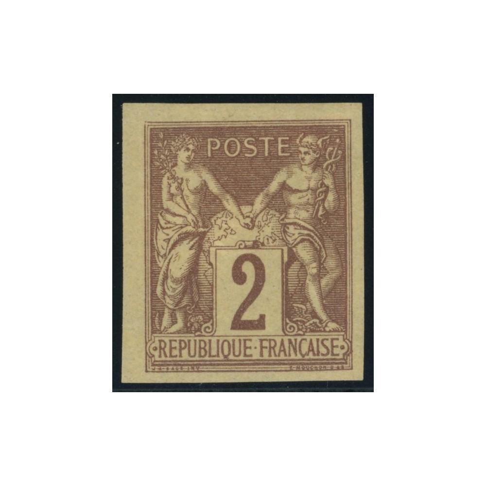 Sage Type II YT 38 - 2 c. lilas-brun - Neuf x cote 30 euro