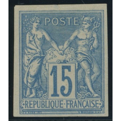 Sage Type II YT 41 - 15 c. bleu - Neuf x cote 47 euro