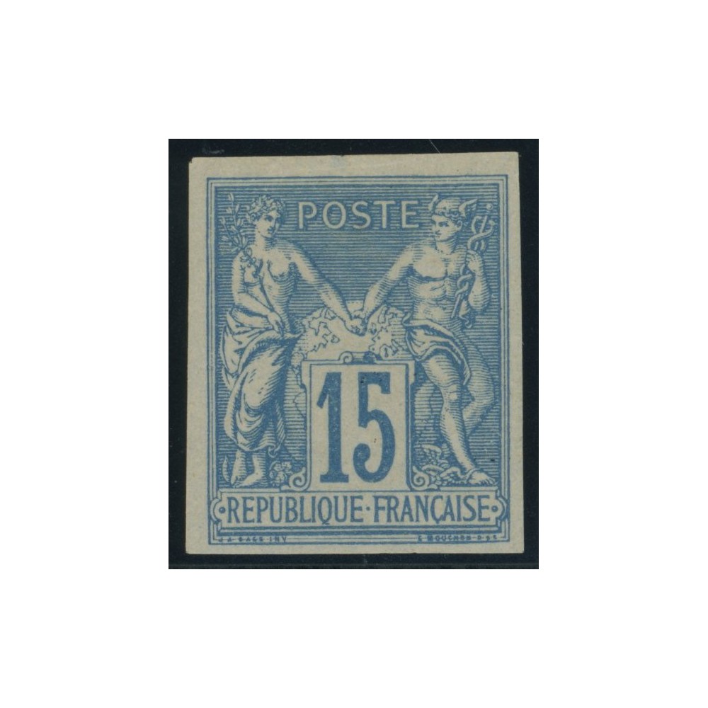 Sage Type II YT 41 - 15 c. bleu - Neuf x cote 47 euro