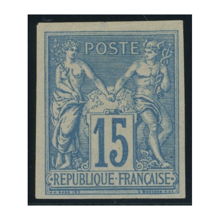 Sage Type II YT 41 - 15 c. bleu - Neuf x cote 47 euro