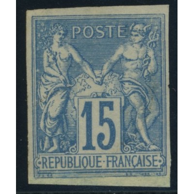Sage Type II YT 41 - 15 c. bleu - Neuf x cote 47 euro